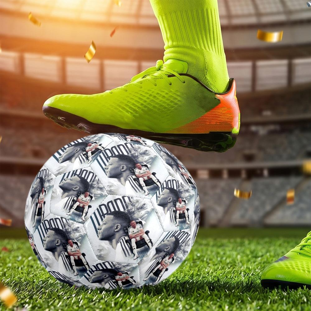 Mbappé Soccer Ball Size 5 Football Machine Sewn Indoor Outdoor Universal Football Perfect Commemorative Gift for Soccer Lovers