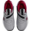 Nike Team Hustle D11 PS Cement Grey Gym Red Kids Sneakers Black White DV8994-006