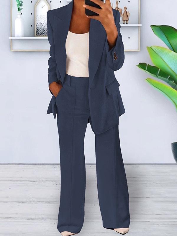 Spring/Summer 2025 European & American Fashion Women's Lapel Slim Cardigan Suit Set