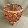 Rattan Vine Woven Round Basket Newborn Photo Prop for 1 Month/Hundred Day Shoots Essential Children's Baby Photography Basket