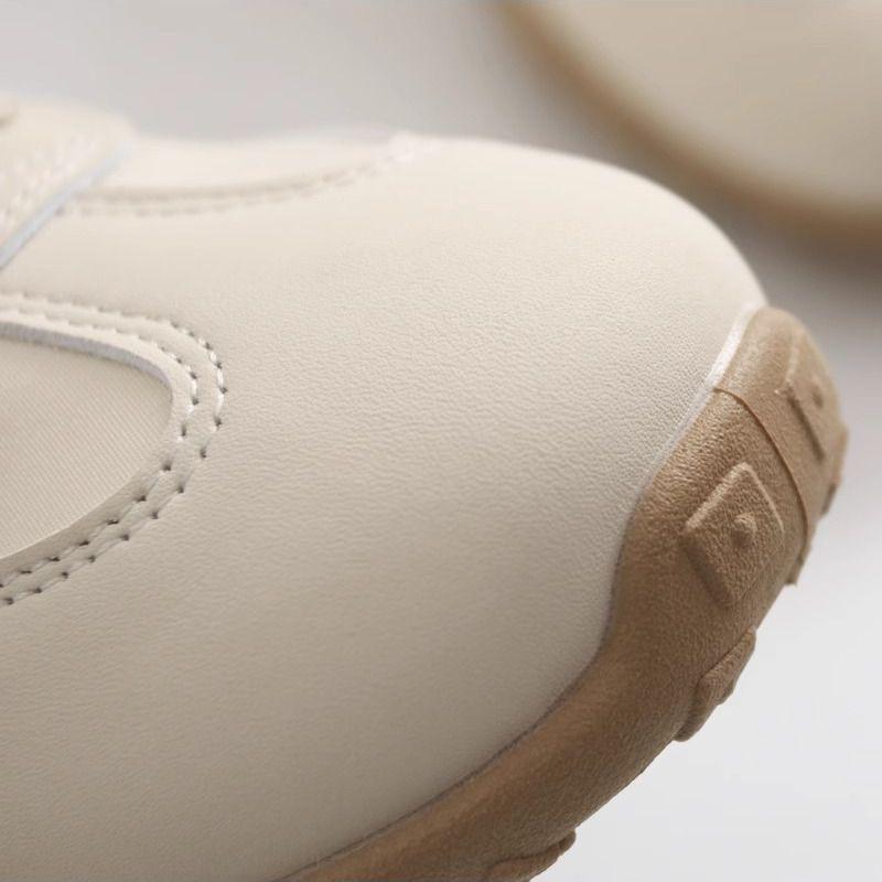 New Sports Leather Shoes, White Shoes, Versatile Casual Running, Soft, Lightweight, Non-slip and Delicate Women's Shoes