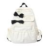 Student Bowknot Backpack Breathable Schoolbag Laptop Bag Outdoor Portable Gift