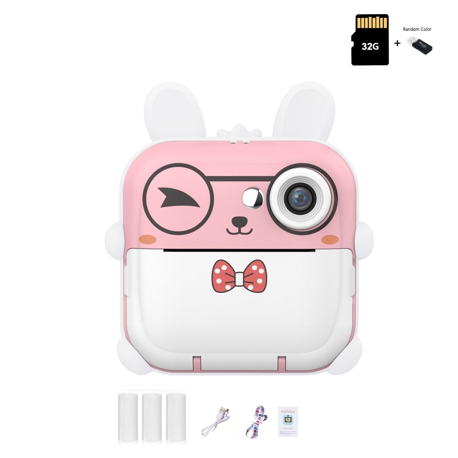 

Детская моментальная цифровая камера 1080P HD цифровая камера игрушки камера детская термобумага для печати видеокамера портативная игрушка подарок