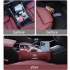 CFEUGT1 Leather Car Seat Gap Organizer Multifunction Storage Pocket For Nissan J10 X-Trail Qashqai Juke Leaf Micra NOTE Patrol Pulsar