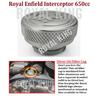 Royal Enfield Interceptor 650cc "Oil Filler Cap" Silver Color