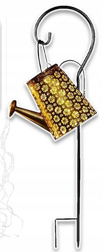 Solar garden watering can LED outdoor for the garden decorative ornamental