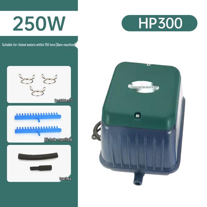 220V Silent Commercial Aerator: Large Airflow Oxygen Pump for Fish Tanks and Fish Farming
