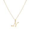 Elegant 26-Letter Uppercase Pendant Necklace: Simple and Fashionable European-American Clavicle Chain with Niche Design