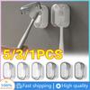 1-5PCS Toothbrush Holder Dust-free Wall-Mounted Punch-free Storage Rack Space Saving Household Bathroom Toothbrush Organizer Box