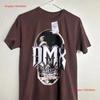 Dmx Vintage Wash Totenkopf T-Shirt Braun Unisex Medium Vintage Unisex Weich Leicht Dehnbar Designer Kleidung Stilvoll