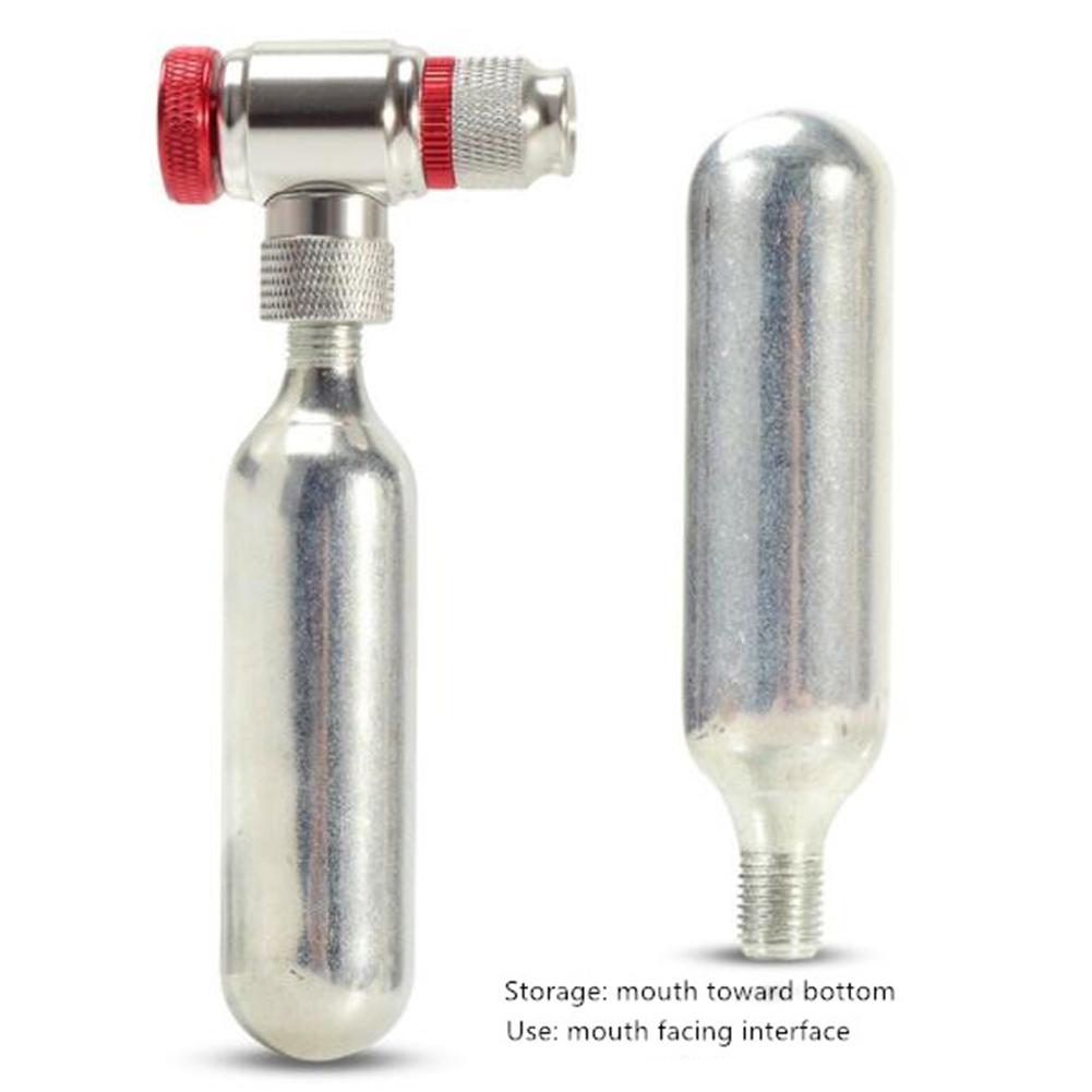 Bicycle Fast Inflatable Mini Mountain Road Bike Thickening Explosion-proof Portable CO2 Cylinder Pump