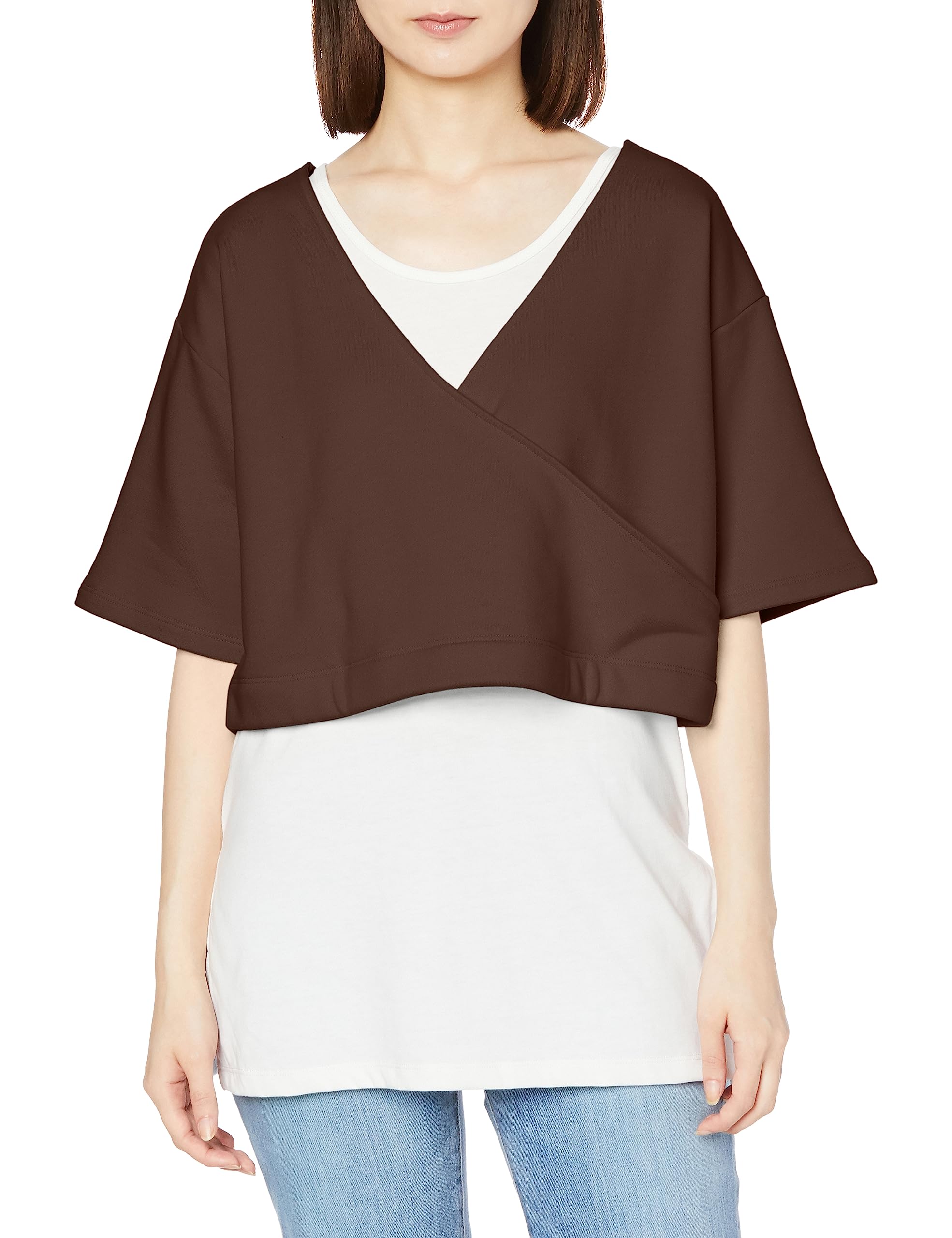 

Lee Официальный многослойный короткий свитшот Средний женский LT7138-168 Коричневый,