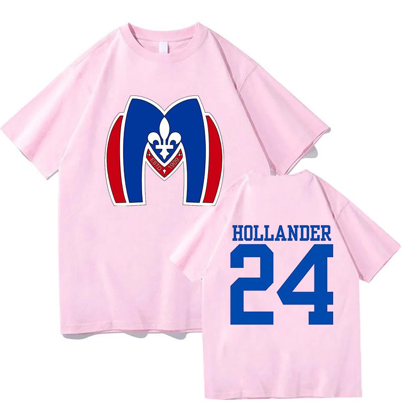 2026 New Heated Rivalry Unisex 100cotton shirt Montreal Metropolitans Hollander 24 graphics Unisexs Womens Short Sleeve Tshirt