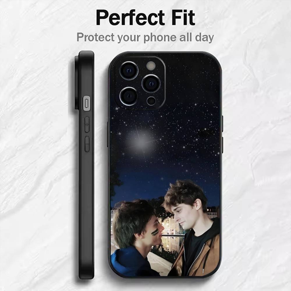 SKAM F-France S-Saison Phone Case For iPhone17,16,15,14,13,12 Plus,Max Soft Silicone Black Cover iPhone11PROMAX