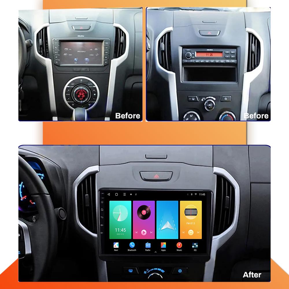 Car Radio Android Auto Carplay For Chevrolet S10 Isuzu DMAX 2015-2018 Multimedia Player Head Unit Stereo GPS Navigation BT WIFI 1+16GB
