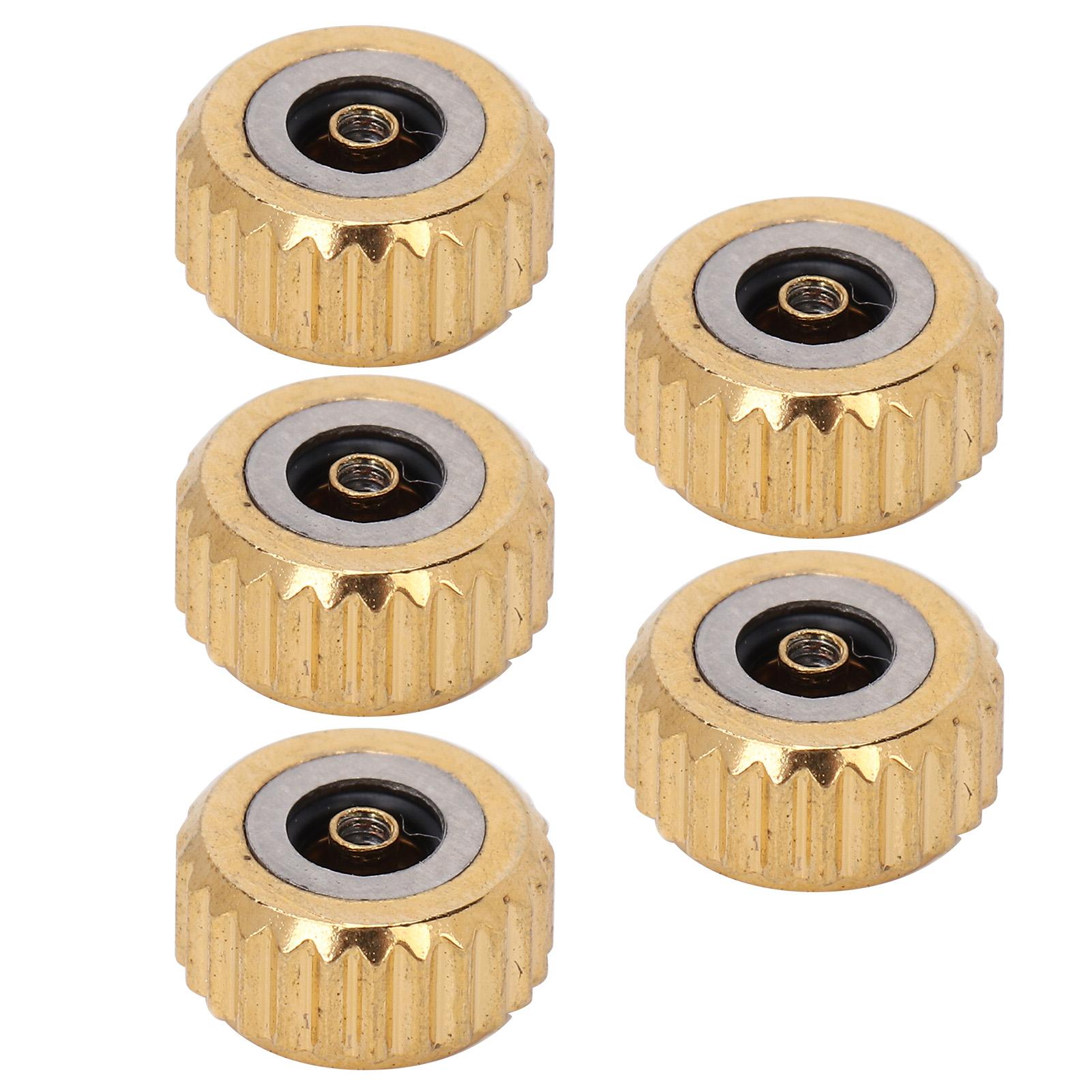Automobile And Motorcycle Supplies Men's 5Pcs Watch Crown Spare Parts Quartz Mechanical Watch Crown Replacet Accessories6.5mm