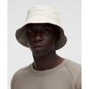 Lululemon Reversible Bucket Hat Light Ivory Warm Ash Grey