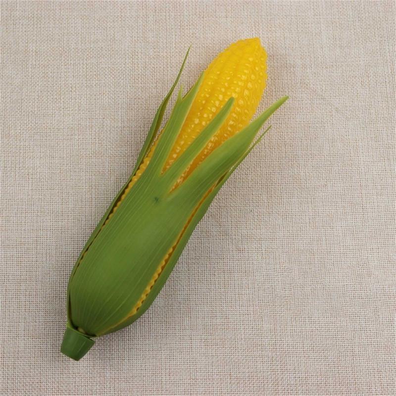 6Pcs Artificial Corn Simulation Vegetable Decoration for Thanksgiving Decoration X3UC