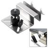 1pc Stainless Steel Gutter Mount Adjustable Viewing Angles Camera Gutter Mount For Eufy Security For SoloCam S340 Cameras