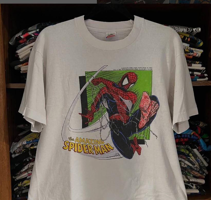 1991 Тодд Макфарлейн Человек-Паук Винтажная Футболка Репринт Размеры S-4XL Унисекс Футболка L