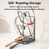 MXLA Pot Lid Stand Wide Base Support Large Lids Thick Cutting Boards