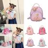 Trendy Modern Cartoon Princess Backpack Breathable Pu School Bag For Kids