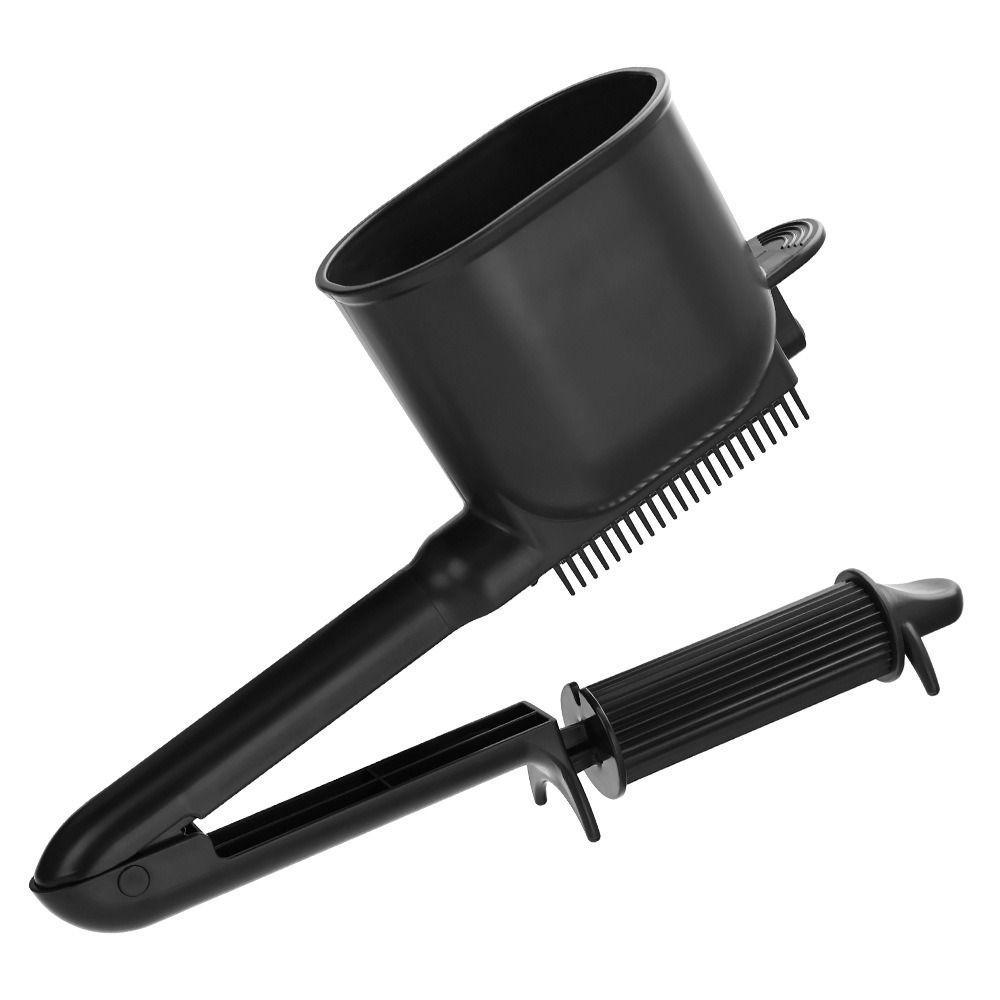 Smooth Brush Automatic Roller Comb Large Capacity 2-in-1 Dye Tool Barber Styling