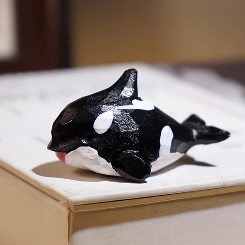 

Handcrafted wood carving Home decorations decoraciones para el hogar desk accessories room decor Handmade Shark Statue decor чёрный