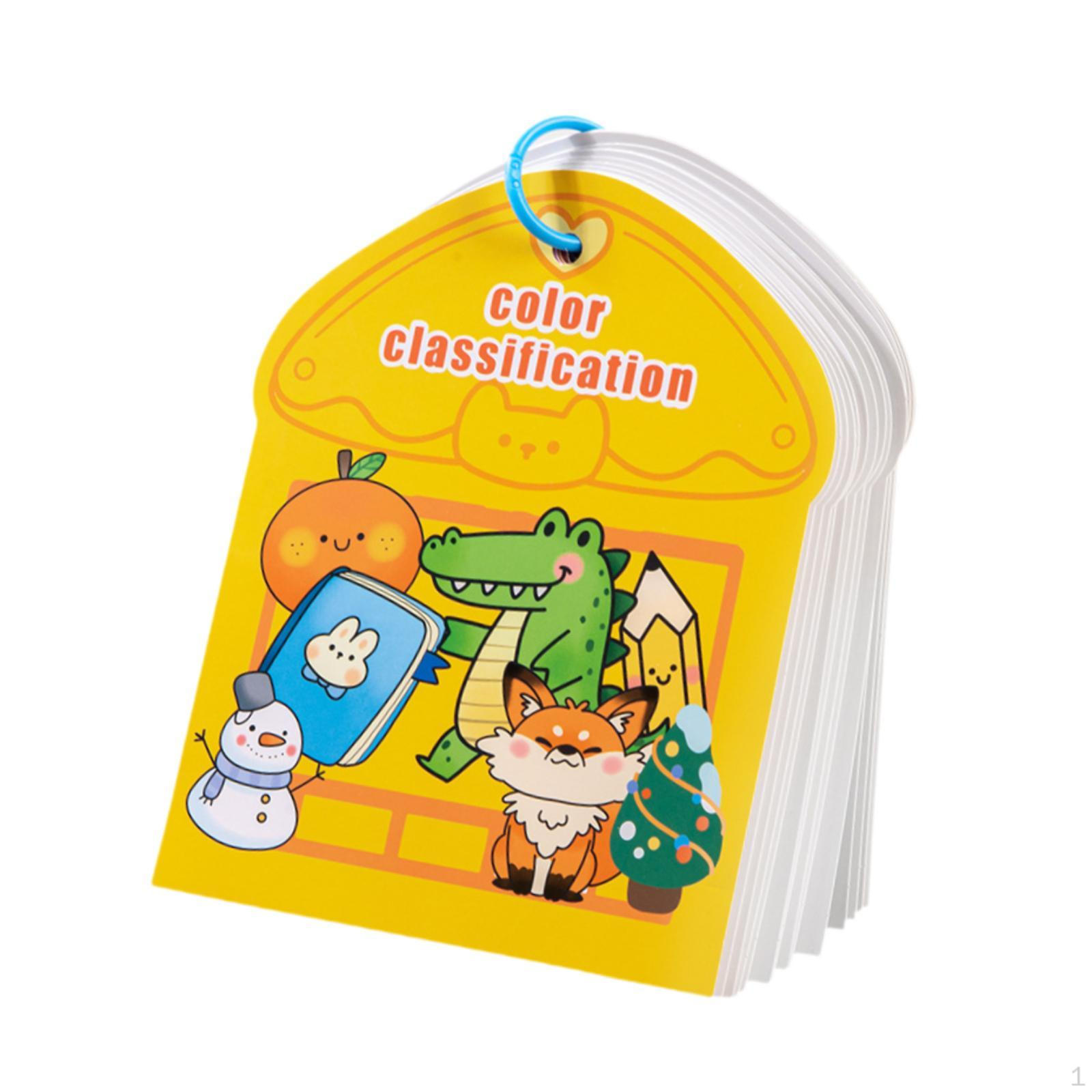 

Детская развивающая книга, книги, игрушки, раннее обучение, головоломка, мультфильм, образовательная наклейка 15.8x19.7cm_Color