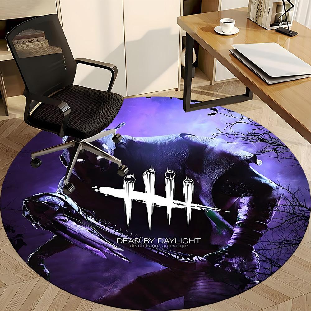 1pc Dead by Daylight Office Round Area Rug, Under Office Chairs Bedroom Living Room Home Decor A0926060
