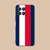 Red Blue Stripe Mobile Phone Case for Honor 90 80 70 60 50 30 20 10 9 8 7 Pro S SE Lite 5G Colorful Printing Cover Pretty Luxury