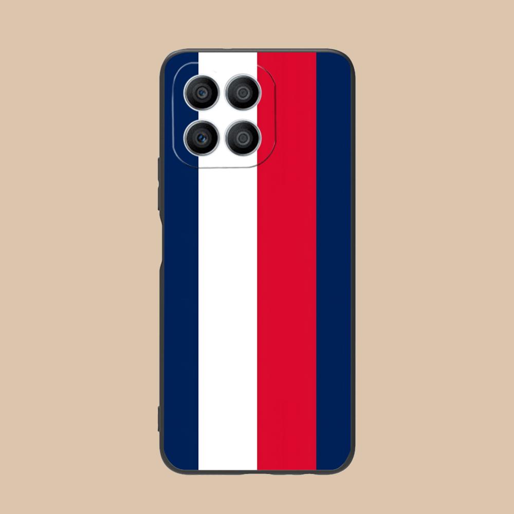 

Чехол для мобильного телефона в красно-синюю полоску для Honor 90 80 70 60 50 30 20 10 9 8 7 Pro S SE Lite 5G Цветной печатный чехол Красивый Роскошный Honor 8