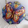 Colorful Butterfly  pattern, automatic folding umbrella, portable and foldable design, 8 ribs, a Christmas or birthday gift.