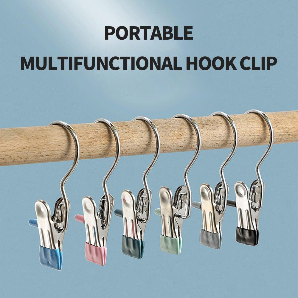 2PCS Multifunctional Anti-slip Clip with Hook