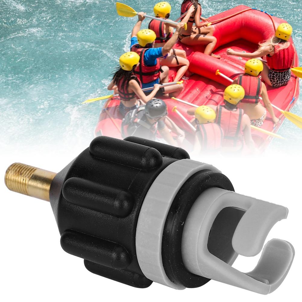 2Pcs Air Pump Inflator Surfboard Paddle Board Canoeing Adapter Heads Accessory
