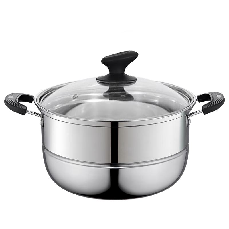 KEGOO Stainless Steel Multi-Layer Steamer & Soup Pot