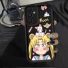 Cartoon S-Sailors Moon Phone Cover Case for Samsung Galaxy A56 A73 A22 A21s A25 A26 A35 A52 A54 A24 A32 A55 A36