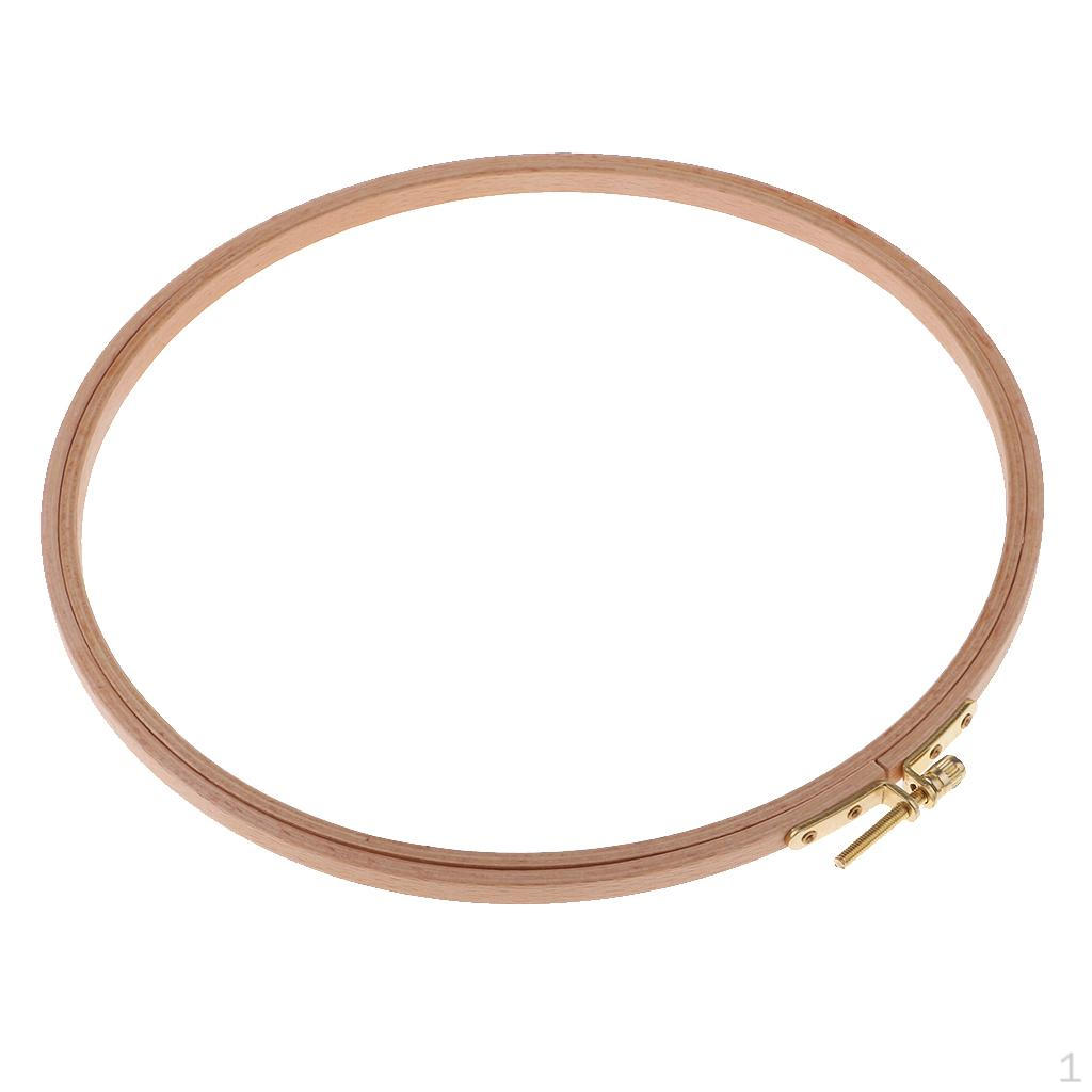 Beechwood Wooden Embroidery Hoop With Screw For Tapestry -stitch