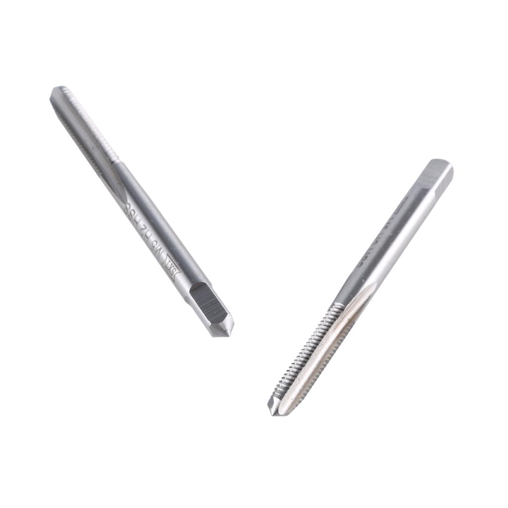 Metric Tap Drill Bit Set 2Pcs M5x0.8 Straight Flute Thread Tap 2Pcs 4.2mm Twist Drill Bit Coated Screw Threading Tool