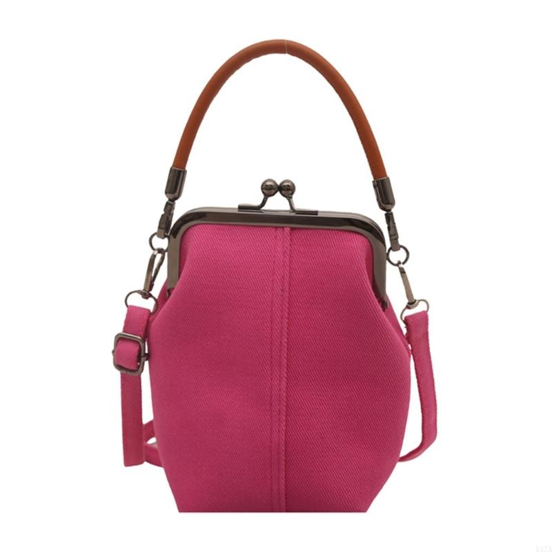 Women Shoulder Bag Kiss Lock Crossbody Bag Commuting Bag Fashion Handbag Stylish Top Handle Bag Bag Phone Bag 547A