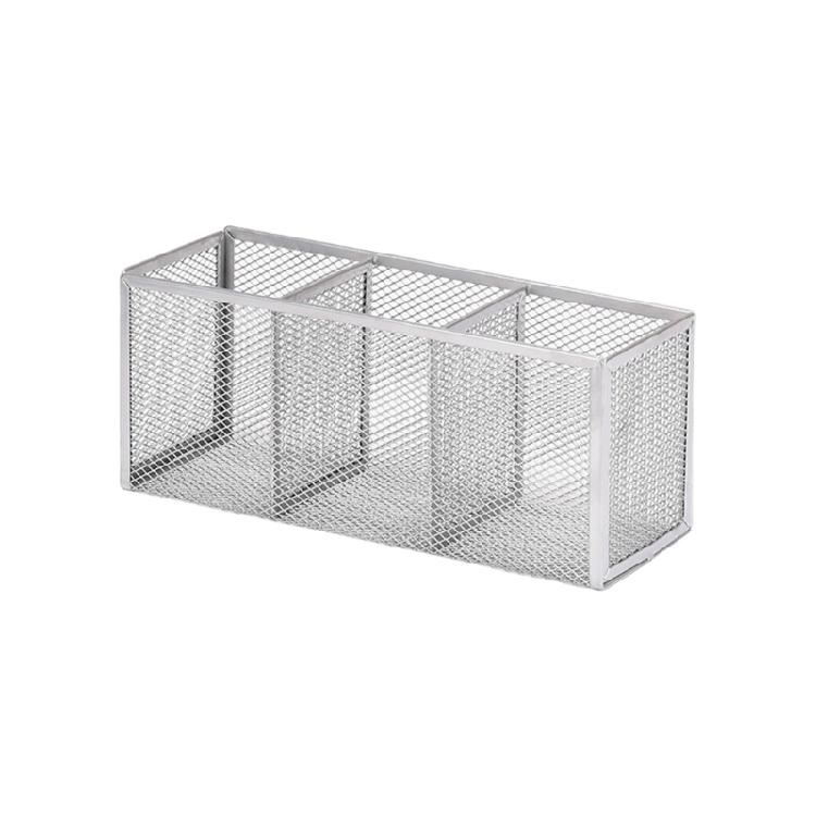 3 or 4 Compartments Pen Holders Large Capacity Desk Organizer Pencil Storage Box Pencil Holders Desk Accessories