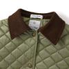 ELLE KIDS Girls' Retro Barn Style Quilted Winter Jacket