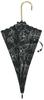 Because Long Umbrella PU Line Flower BK B-945325