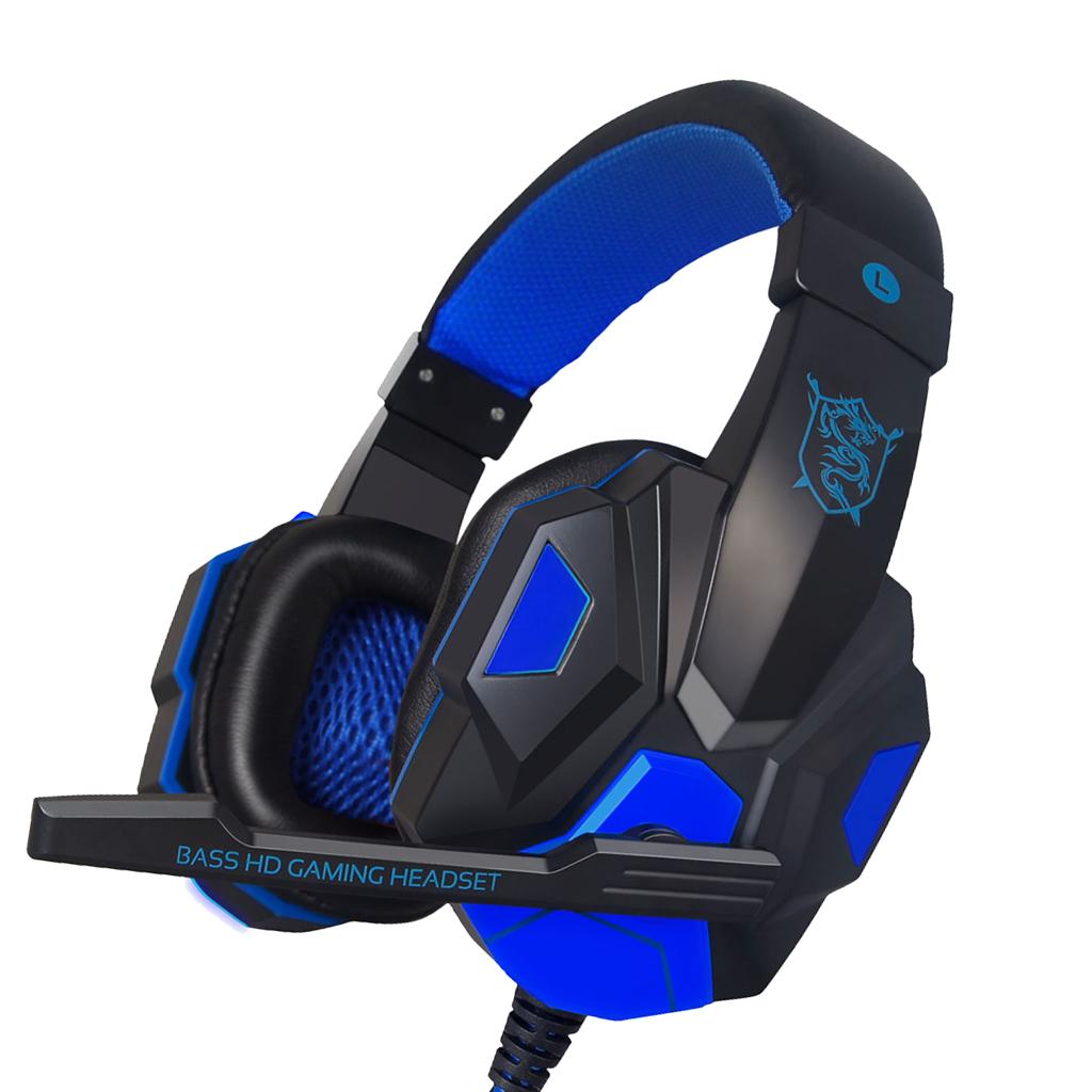 Headset with Surround Sound and Noise-Canceling Mic