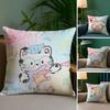 Zodiac Animals With Guitars Pillow Case Anti-dustmite Invisible Zipper Sofa Bed
