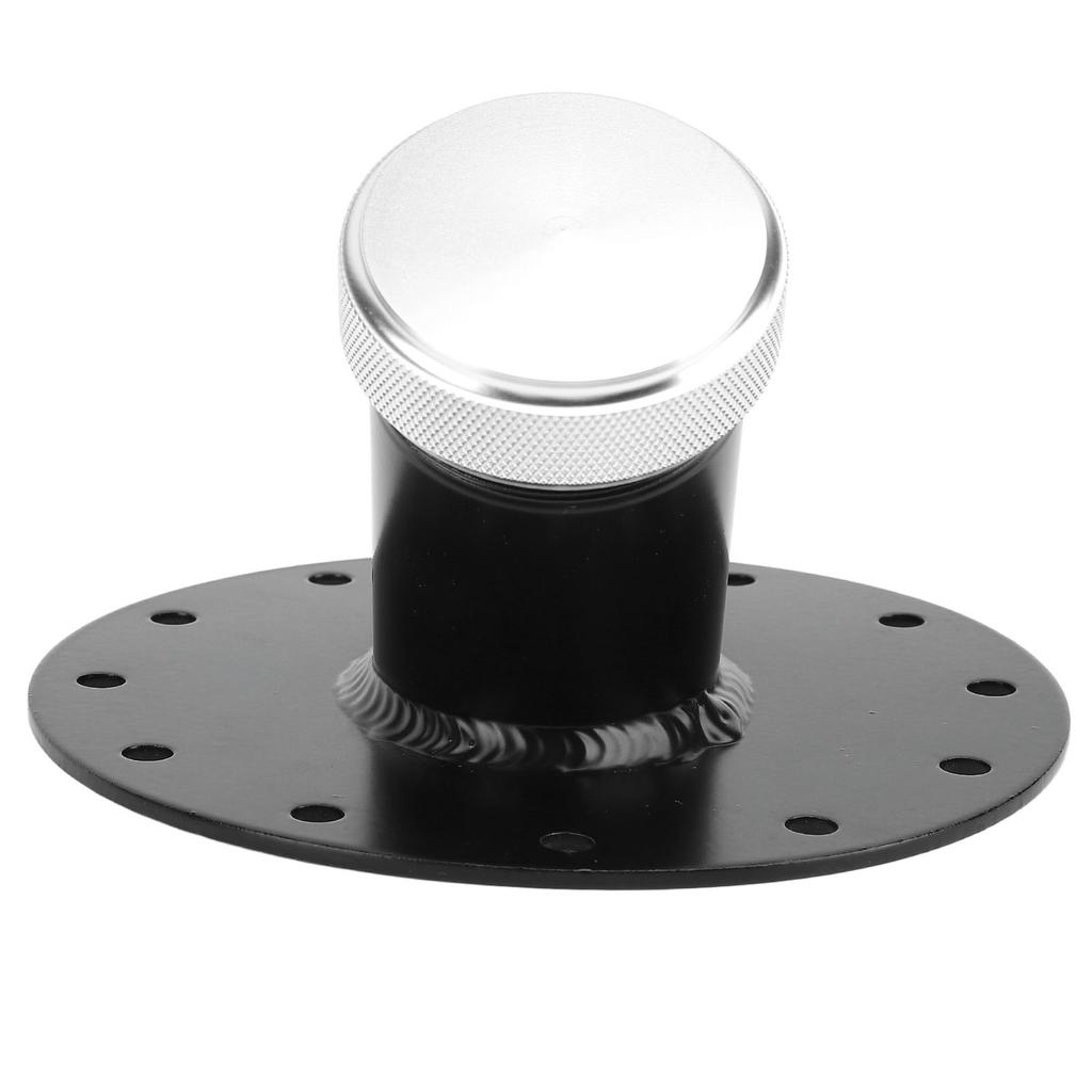 Collo di riempimento serbatoio carburante a 45 gradi con base in acciaio a 12 bulloni Tappo in alluminio Diametro interno 1,5 pollici