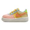Nike Air Force 1 Low 07 LV8 Next Nature TD Sun Club - Αθλητικά πάνινα παπούτσια πολλαπλών μωρών πολύχρωμα τριμμένα-χρυσά Wheatgrass DM1009-700