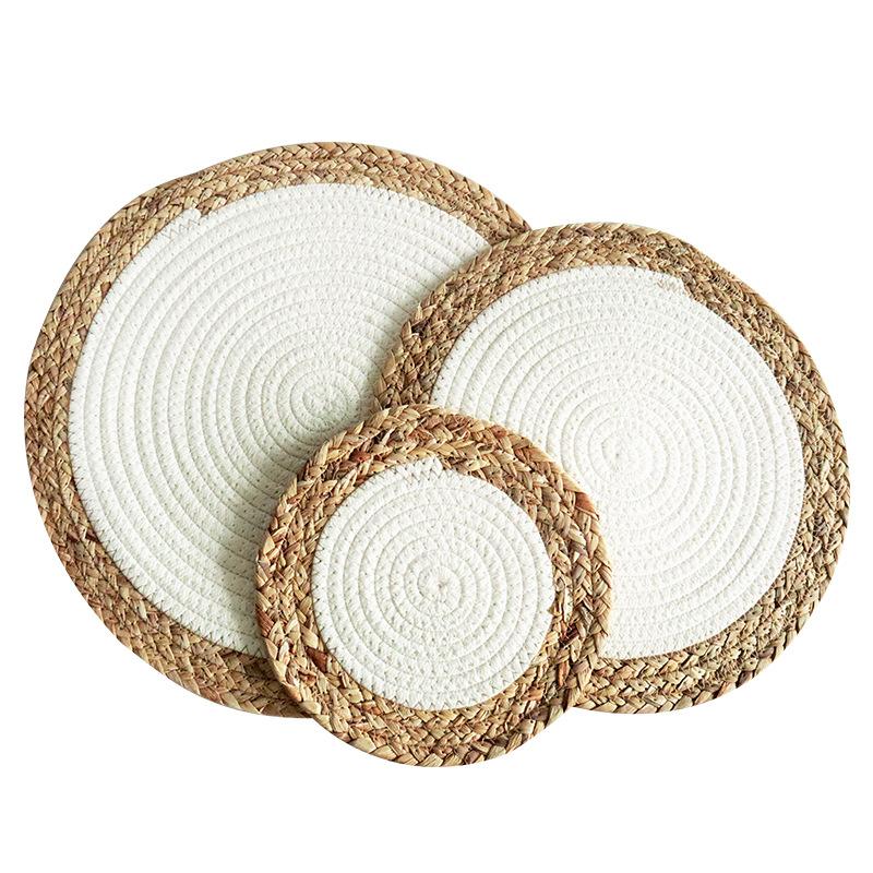 Placemat Mixed Dining Table Insulation Placemat Plate Mat Gourd Grass Home Furnishing Kitchen Insulation Mat