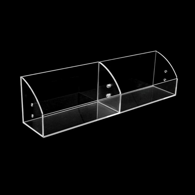 Clear Display Risers Stand 1 2 3 Tiers Makeup Organizers Acrylic Display Shelf with Dividers Dresser Display Stand