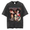 Gewaschenes Vintage Yungblud Lowlife Logo T-Shirt Herren Damen Mode Rock Retro Kurzarm T-Shirt Herren Freizeit Baumwoll T-Shirts